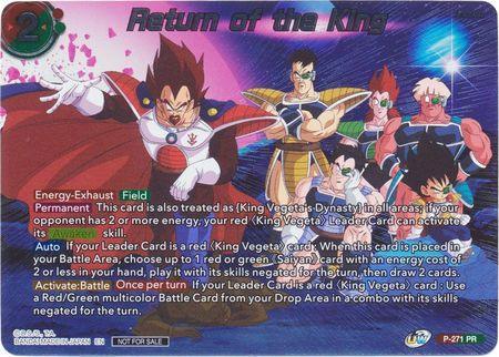 Return of the King (Vicious Rejuvenation Revival Pack) (P-271) [Promotion Cards] - for just $0.45! 