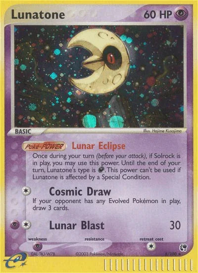 Lunatone (8/100) [EX: Sandstorm] - for just $7.50! 