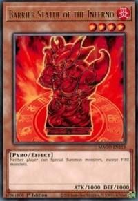 Barrier Statue of the Inferno [MAGO-EN113] Rare - for just $0.15! 