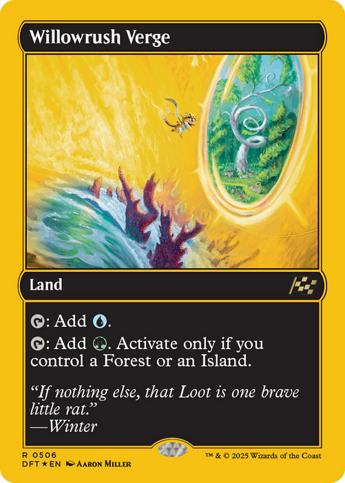 Willowrush Verge (DFT-506) - Aetherdrift Foil - for just $4.15! 