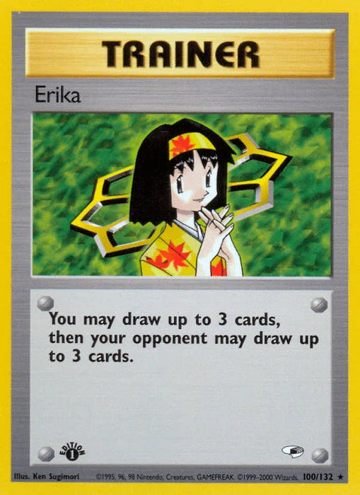 Erika (100/132) [Gym Heroes 1st Edition] - for just $3.60! 