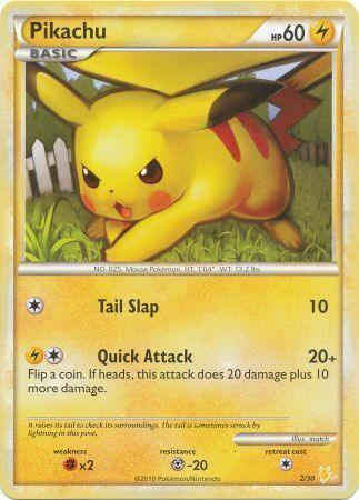 Pikachu (2/30) [HeartGold & SoulSilver: Trainer Kit - Raichu] - for just $4.40! 