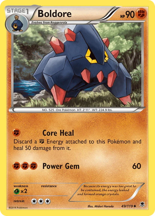 Boldore (49/119) [XY: Phantom Forces] - for just $0.15! 