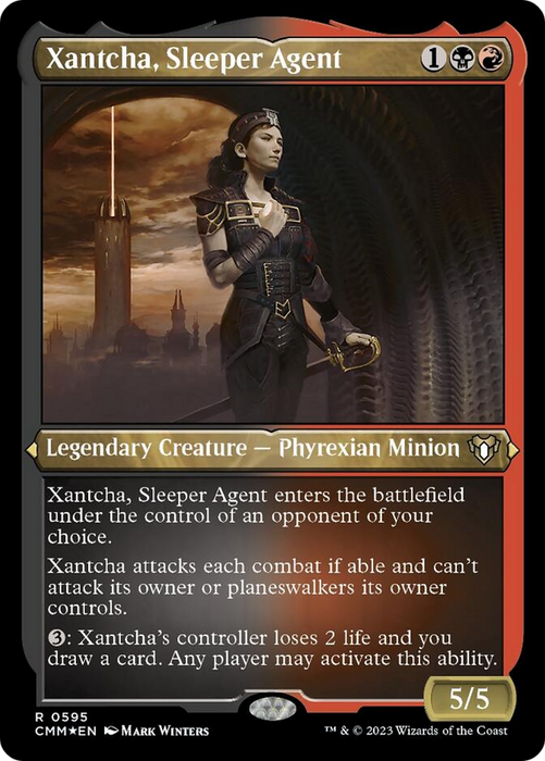 Xantcha, Sleeper Agent (Foil Etched) [Commander Masters] - for just $2.25! 