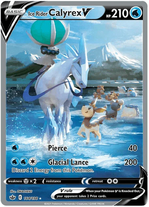 Ice Rider Calyrex V (164/198) [Sword & Shield: Chilling Reign] - for just $7.85! 