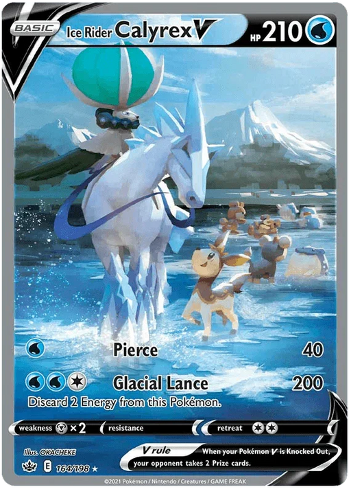 Ice Rider Calyrex V (164/198) [Sword & Shield: Chilling Reign] - for just $9.55! 
