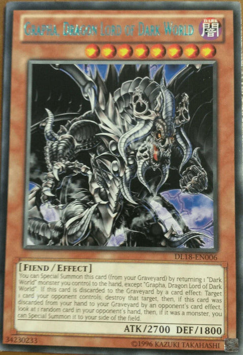 Grapha, Dragon Lord of Dark World (Green) [DL18-EN006] Rare - for just $0.80! 