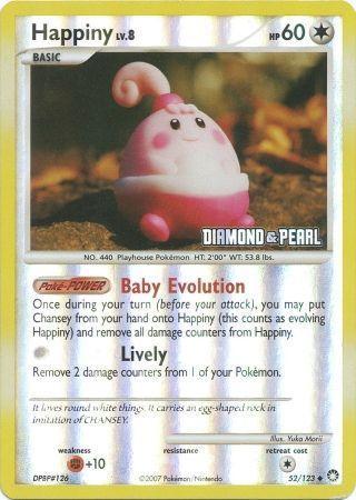 Happiny (52/123) [Burger King Promos: 2008 Collection] - for just $12.10! 