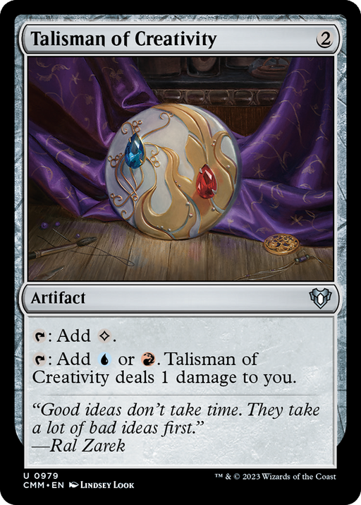 Talisman of Creativity (CMM-979) - Commander Masters - for just $0.87! 