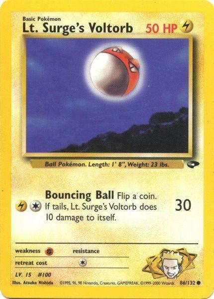 Lt. Surge's Voltorb (86/132) [Gym Challenge Unlimited] - for just $0.40! 
