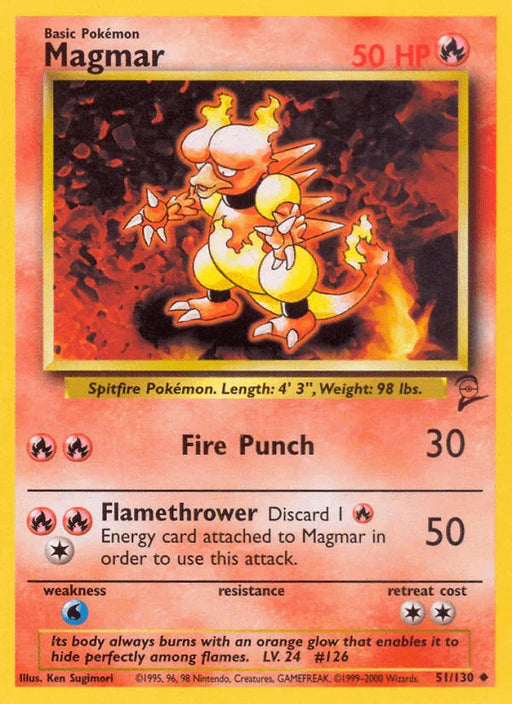 Magmar (51/130) [Base Set 2] - for just $0.50! 