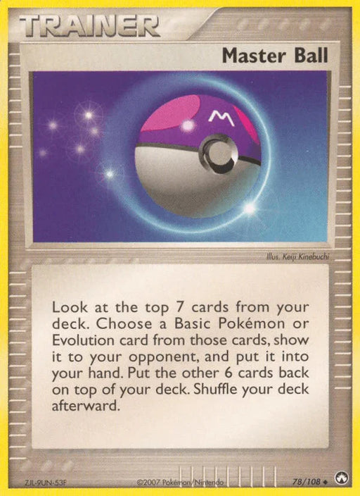 Master Ball (78/108) [EX: Power Keepers] - for just $0.35! 