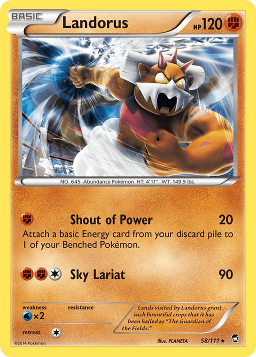 Landorus (58/111) [XY: Furious Fists] - for just $0.25! 