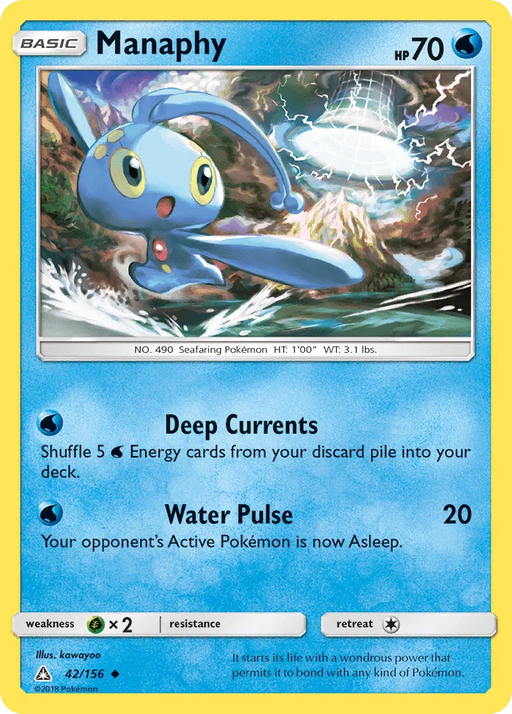 Manaphy (42/156) [Sun & Moon: Ultra Prism] - for just $0.10! 
