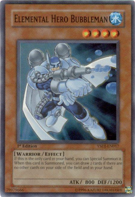 Elemental HERO Bubbleman [YSDJ-EN017] Super Rare - for just $1.65! 