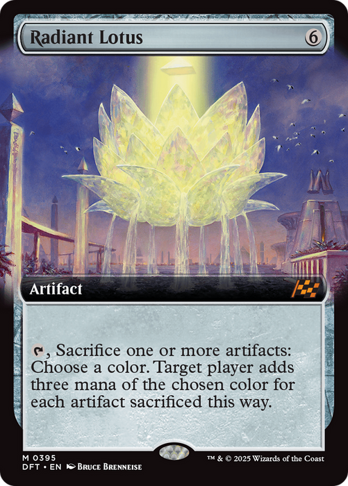Radiant Lotus (DFT-395) - Aetherdrift: (Extended Art) Foil - for just $0.79! 