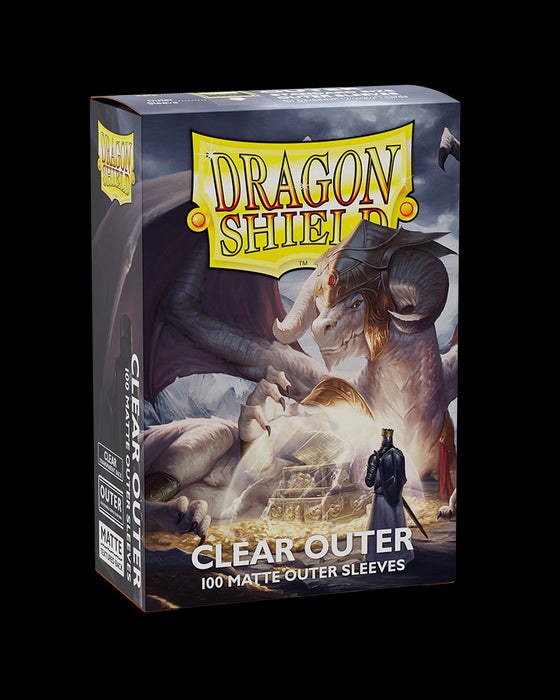Dragon Shield: 100ct Outer Sleeves - Clear Matte (Standard) - for just $8.95! 