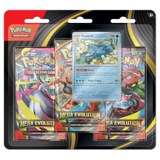Pokemon: Mega Evolution 3-Booster Blister Pack - Golduck - for just $29.99! 