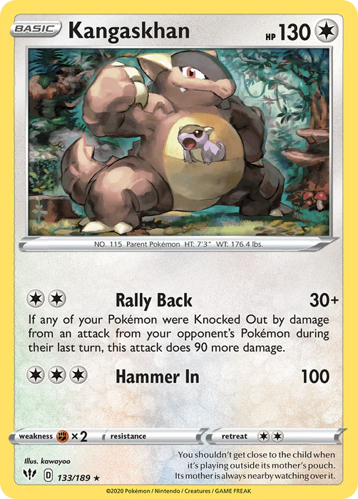 Kangaskhan (133/189) [Sword & Shield: Darkness Ablaze] - for just $0.20! 