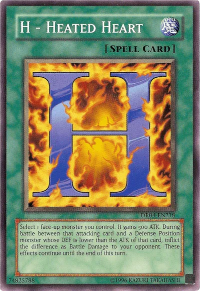 H - Heated Heart [DR04-EN218] Common - for just $0.10! 
