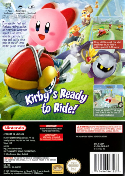 Kirby Air Ride [Player's Choice] – GameCube (GC) - for just $87.99! 