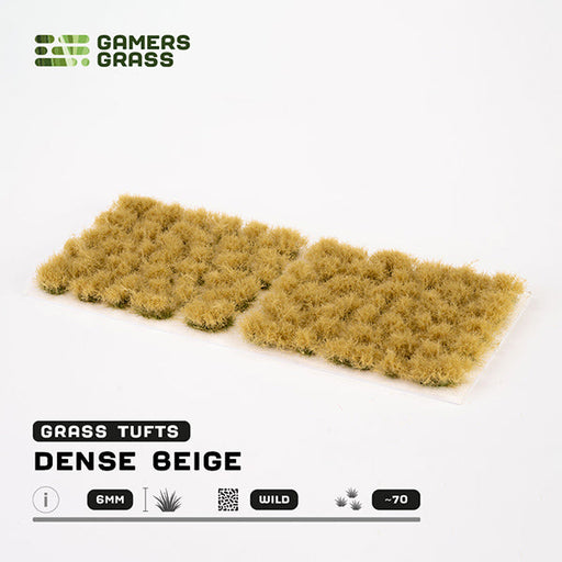Gamers Grass Tufts: Dense Beige - 6mm - Wild - for just $9.99! 