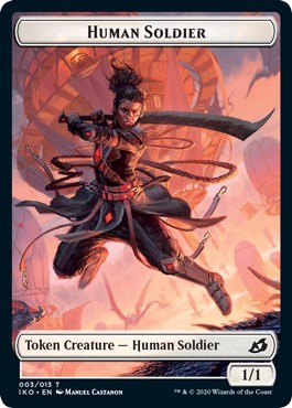 Human Soldier Token (003) (Ikoria: Lair of Behemoths) Near Mint - for just $0.10! 