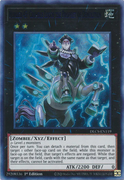 Number 45: Crumble Logos the Prophet of Demolition (Blue) [DLCS-EN119] Ultra Rare - for just $0.20! 