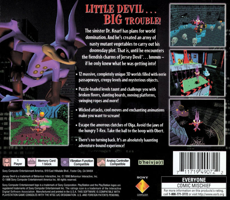 Jersey Devil – PlayStation 1 (PS1) - for just $0! 