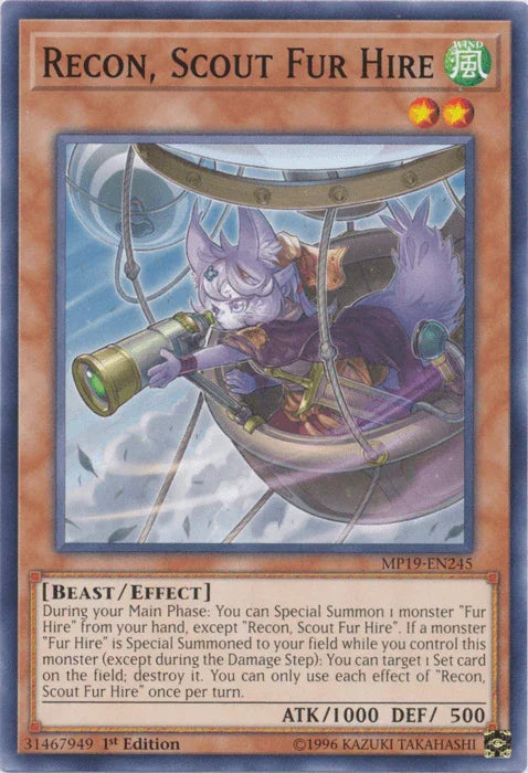 Recon, Scout Fur Hire [MP19-EN245] Common - for just $0.20! 