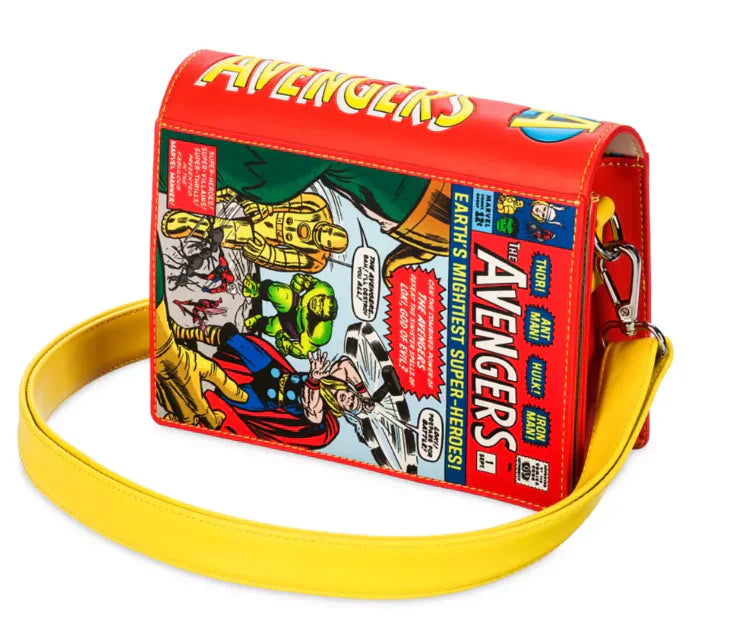 Disney Parks Avengers Marvel Comic Book Loungefly Crossbody Bag Purse - for just $58.99! 