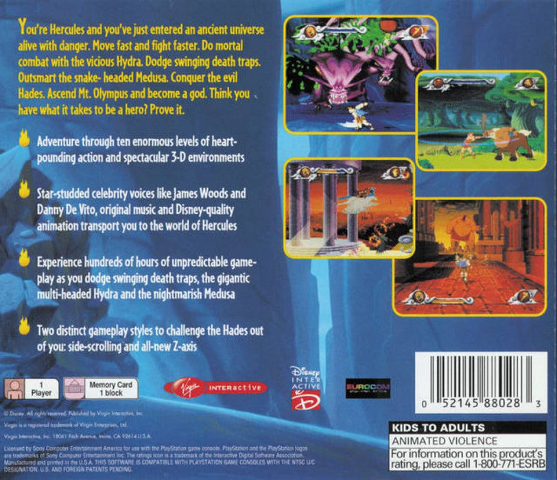 Disney Hercules – PlayStation 1 (PS1) - for just $43.99! 