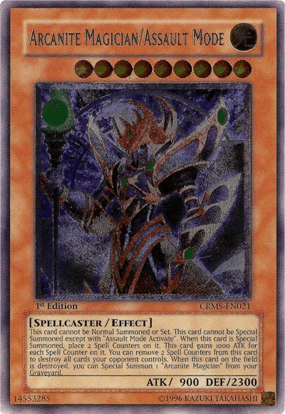 Arcanite Magician/Assault Mode [CRMS-EN021] Ultimate Rare - for just $7.60! 