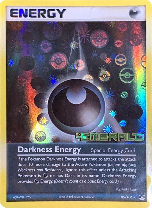 Darkness Energy (86/106) (Stamped) [EX: Emerald] - for just $10.40! 