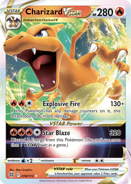 Charizard VSTAR (018/172) [Sword & Shield: Brilliant Stars] - for just $4.95! 