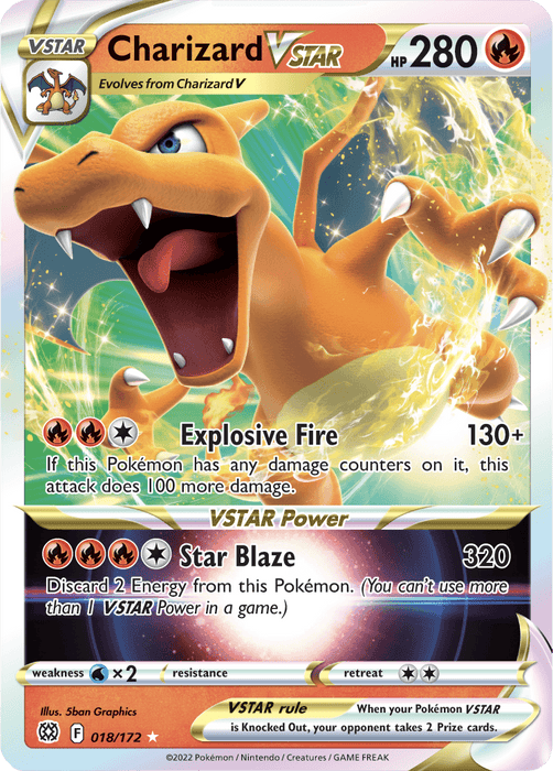Charizard VSTAR (018/172) [Sword & Shield: Brilliant Stars] - for just $3.10! 