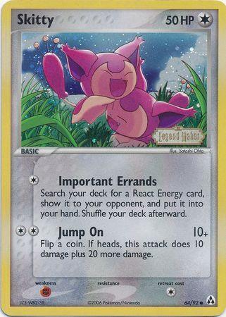 Skitty (64/92) (Stamped) [EX: Legend Maker] - for just $8.55! 