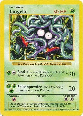 Tangela (66/102) [Base Set Shadowless Unlimited] - for just $1.60! 