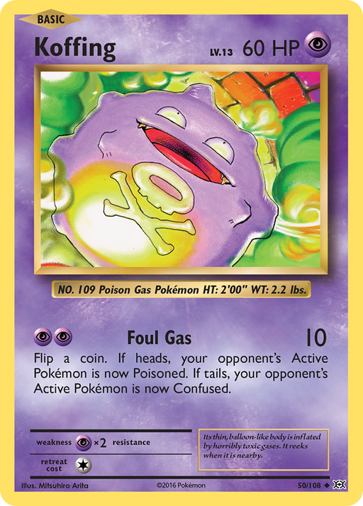 Koffing (50/108) [XY: Evolutions] - Just $0.05! Shop now at Retro Gaming of Denver