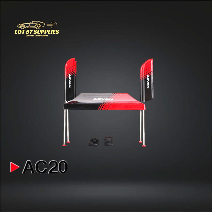 Mini-GT Paddock Service Tent Set ADVAN V1 1:64 MGTAC20 - for just $14.99! 