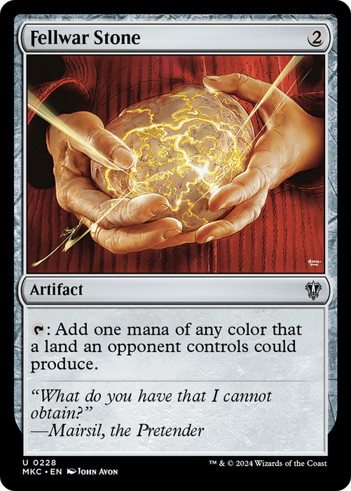 Fellwar Stone (MKC-228) - Murders at Karlov Manor Commander - for just $0.46! 