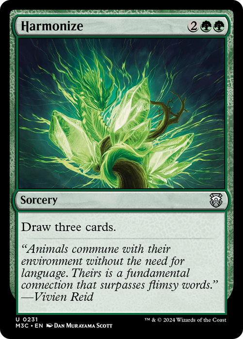 Harmonize (M3C-231) - Modern Horizons 3 Commander - for just $0.09! 