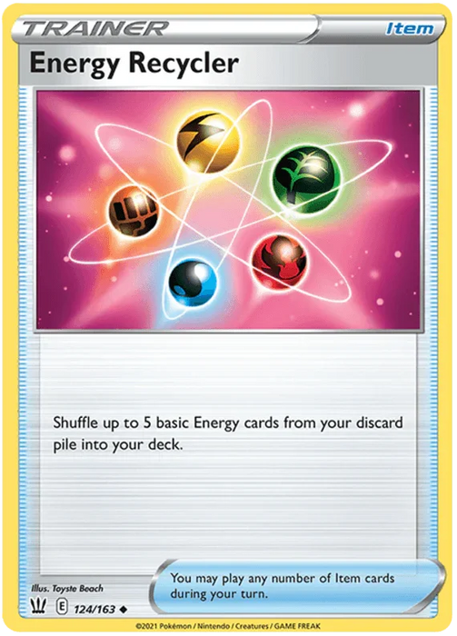 Energy Recycler (124/163) [Sword & Shield: Battle Styles] - for just $0.10! 