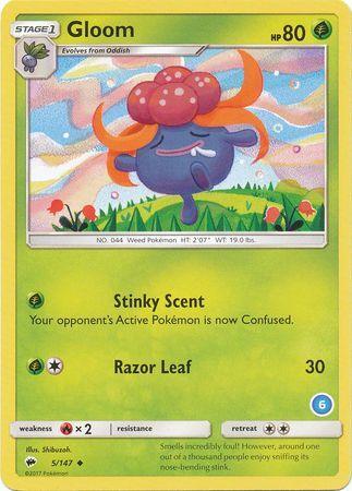 Gloom (5/147) (Deck Exclusive #6) [Sun & Moon: Trainer Kit - Alolan Ninetales] - for just $0.10! 