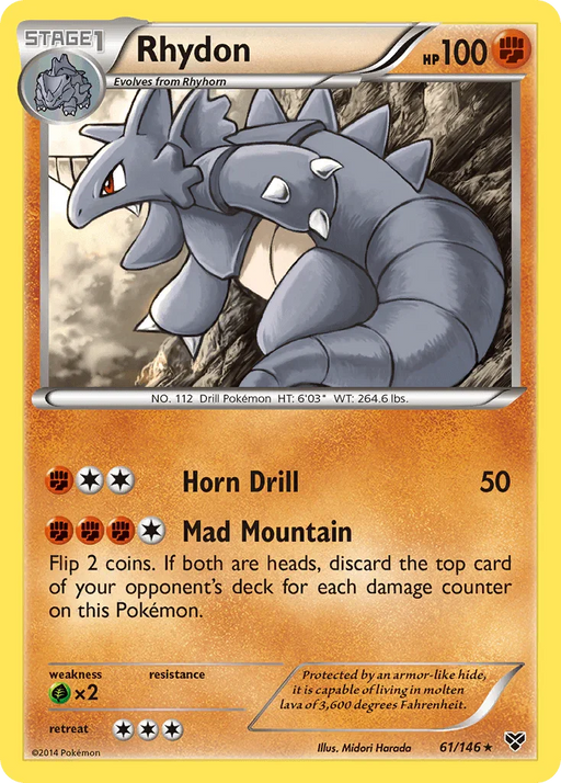 Rhydon (61/146) [XY: Base Set] - for just $0.25! 