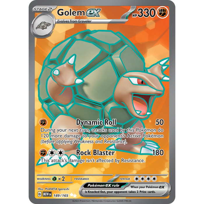 Golem ex (189/165) [Scarlet & Violet: 151] - Just $3.10! Shop now at Retro Gaming of Denver