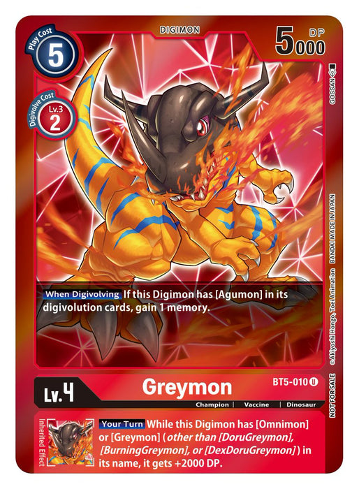 Greymon [BT5-010] (Event Pack 2) [Battle of Omni] - Just $2.20! Shop now at Retro Gaming of Denver