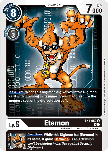 Etemon [EX1-052] [Classic Collection] - Just $0.09! Shop now at Retro Gaming of Denver