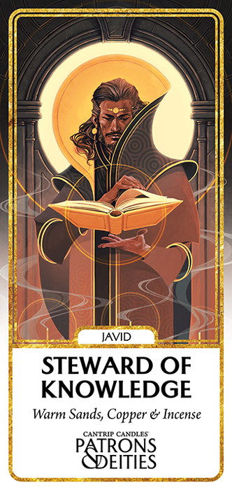Cantrip Candles - Javid, Steward of Knowledge 16 oz. - for just $41.99! 