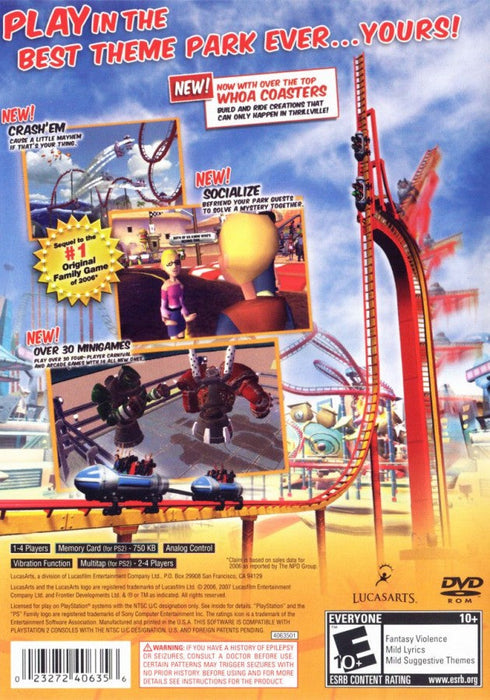 Thrillville Off The Rails – PlayStation 2 (PS2) - for just $4.99! 